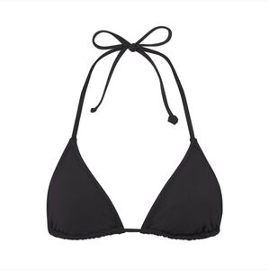 **NWT** SKIMS Signature Swim Triangle Bikini Top | Size XL | Onyx